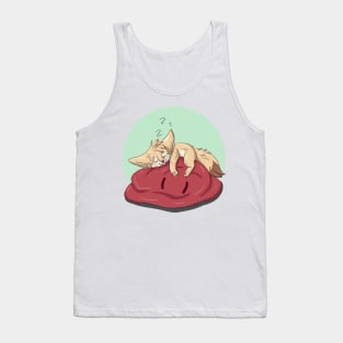 Fennec fox asleep sleep Tank Top